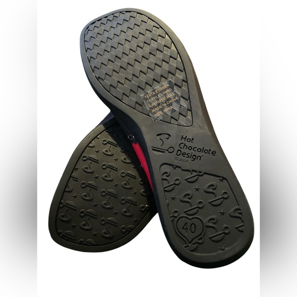 Hot Chocolate Habana Carmine Mary Jane Flats - Picture 4 of 4